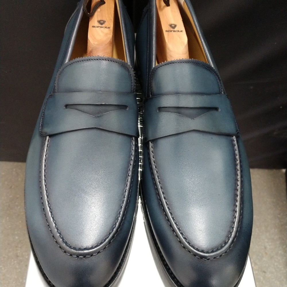 Leather loafers